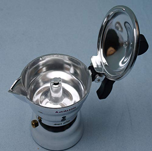 Alessi Moka AAM33 - Cafetera italiana, 3 tazas