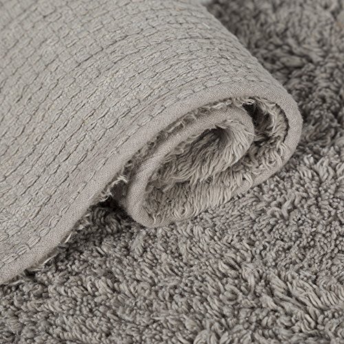 Alfombra de suelo para niño, 120 x 160 cm, gris, estrellas blancas