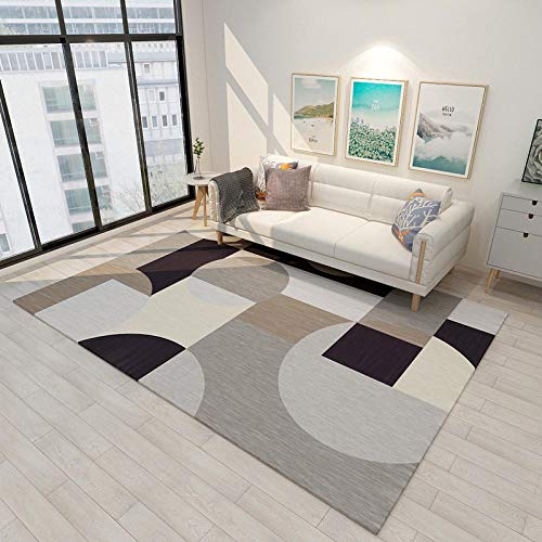 Alfombras Online Alfombra Rectangular Antideslizante a Prueba de Polvo de Fibra de Vidrio Rectangular Beige-60 * 120cm