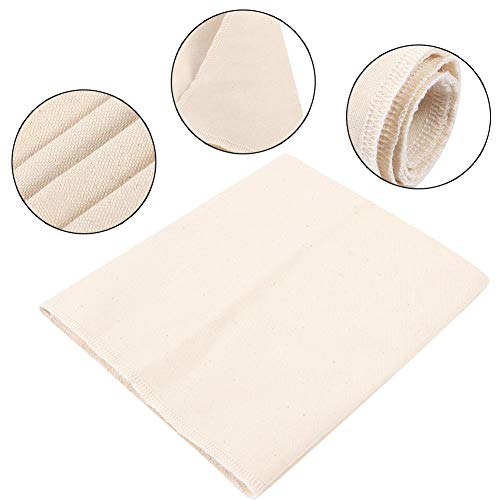 Alfombrilla de tela para hornear gruesa profesional, tela de algodón fermentada para cocina, tela de pastelería baguette para pan de panadero