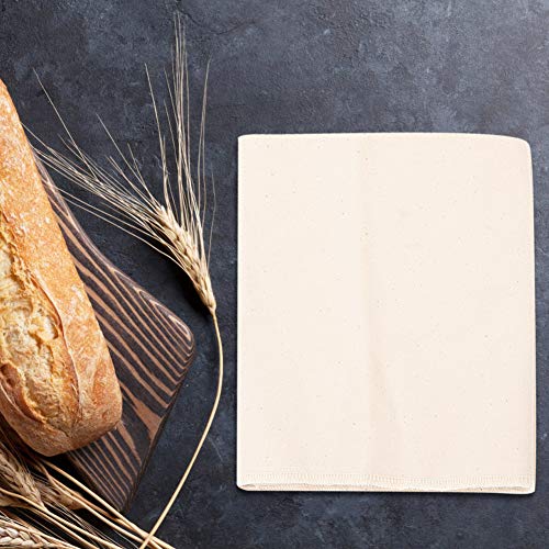Alfombrilla de tela para hornear gruesa profesional, tela de algodón fermentada para cocina, tela de pastelería baguette para pan de panadero