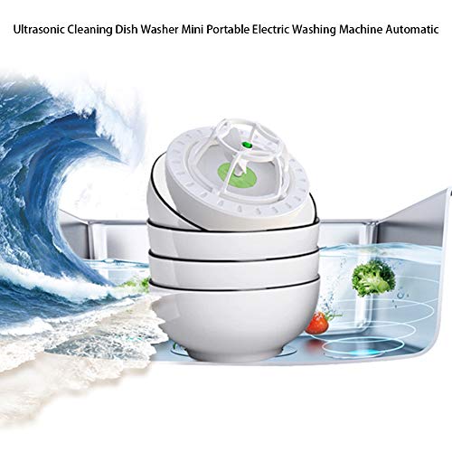 Alicer Lavavajillas Mini Portátil Eléctrico Automático Ultrasónico Lavavajillas para Home Kitchen