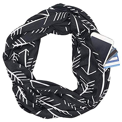ALIKEEY Unisex Lovers Invierno Impresión Cálido Bucle Bufanda Cremallera Secreta Chal De Bolsillo R Teka Cata Decorativa Bosch Filtro Isla Siemens Pared Campanas