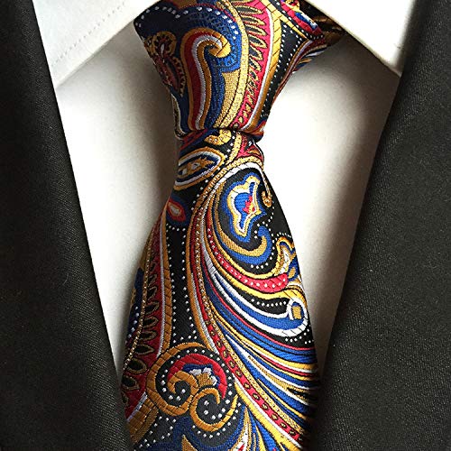 All-Equal Classic Corbata de seda Jacquard a rayas Corbatas Corbatas Gravata-Y-117-
