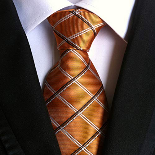 All-Equal Classic Corbata de seda Jacquard a rayas Corbatas Corbatas Gravata-Y-117-