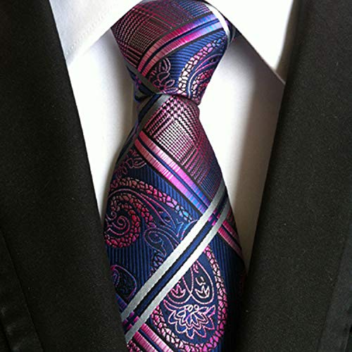All-Equal Classic Corbata de seda Jacquard a rayas Corbatas Corbatas Gravata-Y-117-