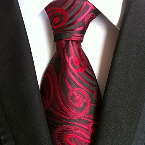 All-Equal Classic Corbata de seda Jacquard a rayas Corbatas Corbatas Gravata-Y-117-