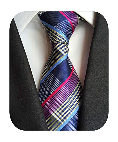 All-Equal Classic Corbata de seda Jacquard a rayas Corbatas Corbatas Gravata-Y-131-