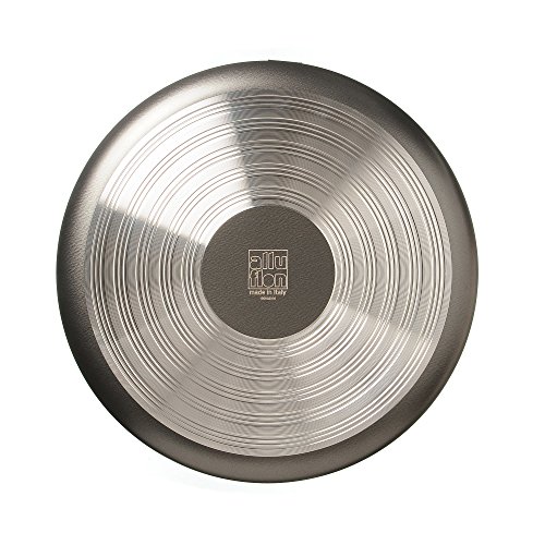Alluflon Tradizione Italia molde para tarta, aluminio, Negro, 22 cm