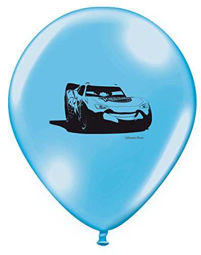 ALMACENESADAN 0673, Pack 16 Globos Disney Cars; para Fiestas y cumpleaños. Ideal para Decorar Tus Fiestas.