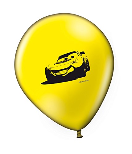ALMACENESADAN 0673, Pack 16 Globos Disney Cars; para Fiestas y cumpleaños. Ideal para Decorar Tus Fiestas.