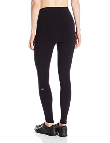 Alo Yoga - Leggings de cintura alta para mujer - Negro - Large