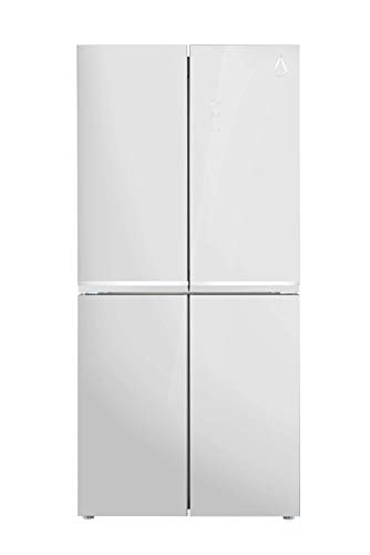 ALPHA Frigorífico Americano Pegasus-86N. Cristal. 4 Puertas. Motor Inverter A++ ** Alta Gama** (Blanco)