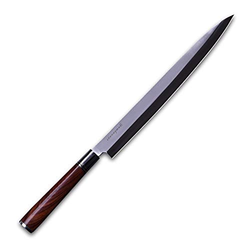 Alta calidad Cuchillo filetear cuchillos profesional japonés del cocinero cuchillos de cocina de acero sashimi sushi de salmón Yanagi Pesca Cuchillo Japón Cuchillo