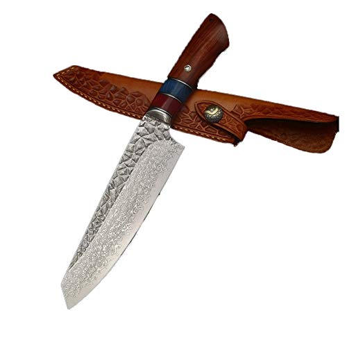 Alta calidad Damasco chef de cocina del cuchillo del acero de Damasco cuchillo de cocina VG10 Compuesto 67-capa de alta dureza Cuchillo cocina (Color : Chef knife)