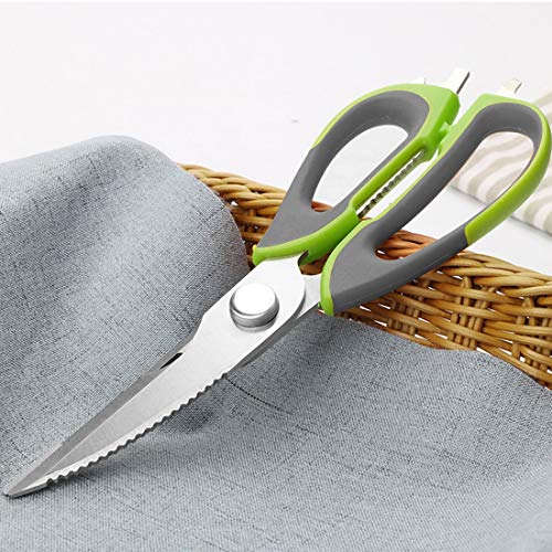 Alta calidad Tijeras de la cocina Cuchillo for los pescados hueso de pollo verduras función de Hogares de acero inoxidable multi cortador Tijeras herramientas de cocina Tijeras
