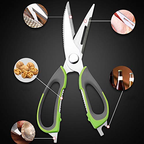Alta calidad Tijeras de la cocina Cuchillo for los pescados hueso de pollo verduras función de Hogares de acero inoxidable multi cortador Tijeras herramientas de cocina Tijeras