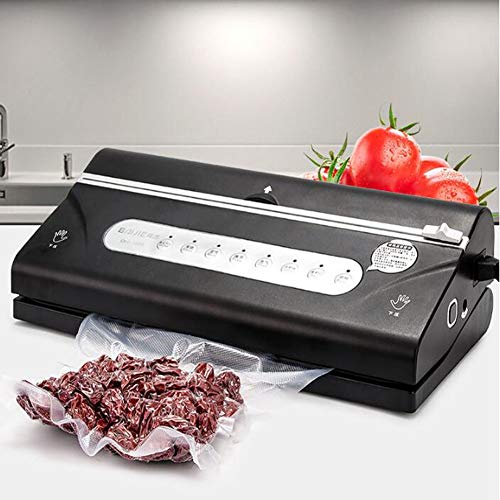 ALY Envasadora al Vacio Domestica Máquina Selladora al Vacío con 8 Selectable Modes y Cortador para Alimentos Secos y Húmedos Preservación