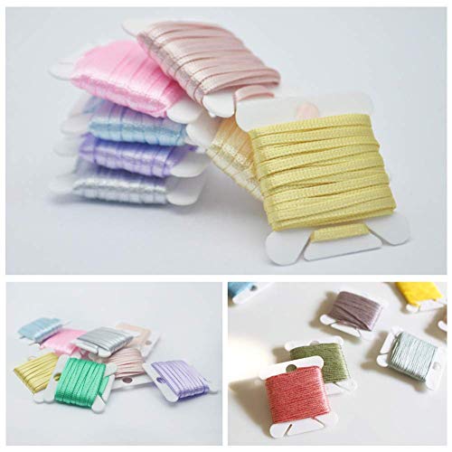 Alyoen - 190 bobinas de hilo de plástico, para coser y guardar hilo o hilo de bordado, organizador, para manualidades, para coser