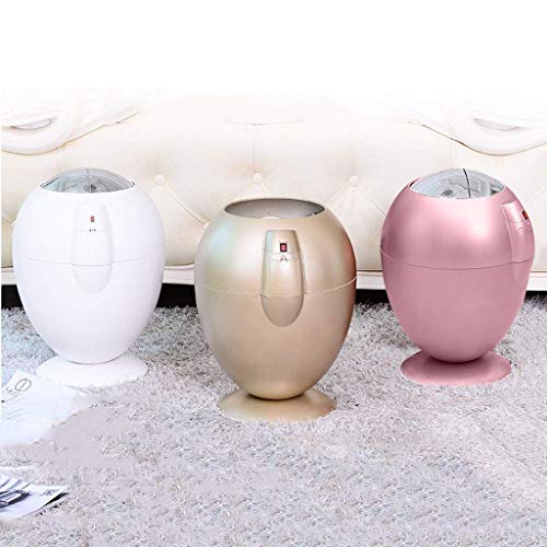 ALYR Cubo de Basura Automatico para Cocina, Tarros de Basura con sin tocarlo Sensor infrarojo Inteligentes Latas de Basura Cubos de Basura con Sistema de Control de Olor 6L,Gold