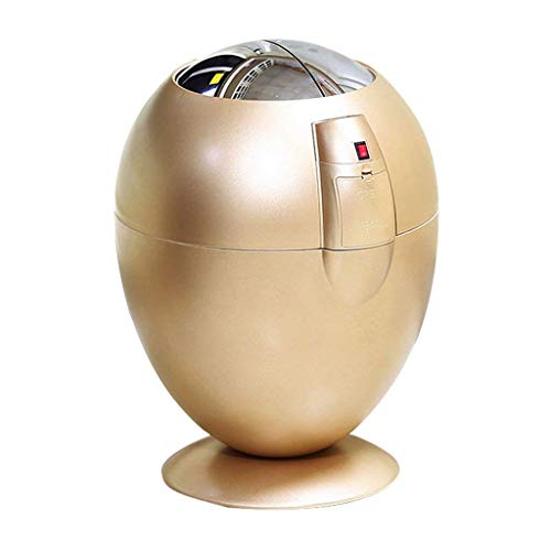 ALYR Cubo de Basura Automatico para Cocina, Tarros de Basura con sin tocarlo Sensor infrarojo Inteligentes Latas de Basura Cubos de Basura con Sistema de Control de Olor 6L,Gold