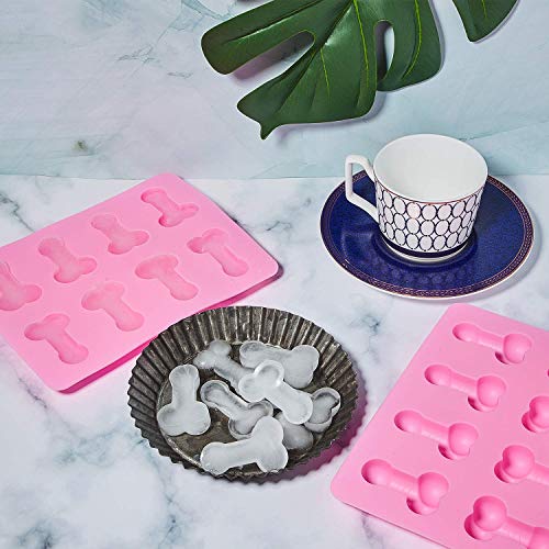 AMAZING1 Molde de silicona para tartas de despedida de soltera de 3 piezas, para cócteles antiadherentes, fiestas y bricolaje para hornear, chocolate, cubitos de hielo, tortas, galletas de azúcar
