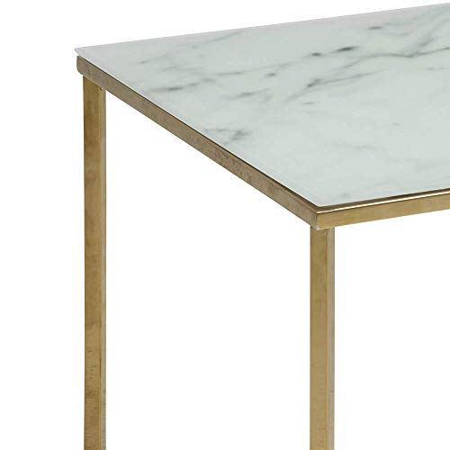 Amazon Brand - Movian Rom - Mesa de centro, 80 x 80 x 45 cm, blanco