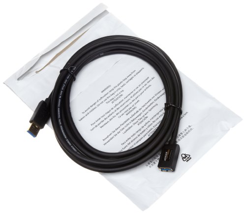 AmazonBasics - Cable alargador USB 3.0 tipo A macho a tipo A hembra (1 m)