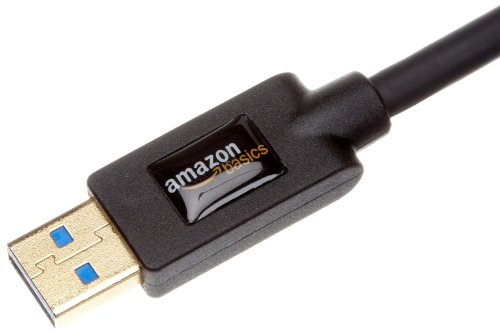 AmazonBasics - Cable alargador USB 3.0 tipo A macho a tipo A hembra (1 m)