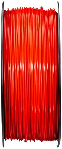 AmazonBasics - Filamento para impresora 3D, ácido poliláctico (PLA), 1.75 mm, cinta de 1 kg, rojo