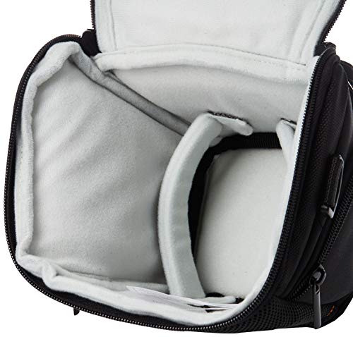 AmazonBasics - Funda para cámara de fotos réflex, color negro