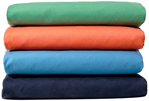 AmazonBasics - Juego de toallas de viaje y deporte (microfibra, 1 toalla de baño grande y 1 toalla de mano)