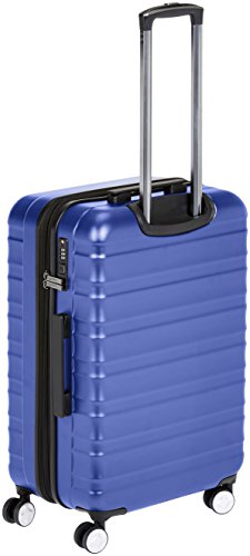 AmazonBasics - Maleta rígida de alta calidad, con ruedas y cerradura TSA incorporada - 78 cm, Azul