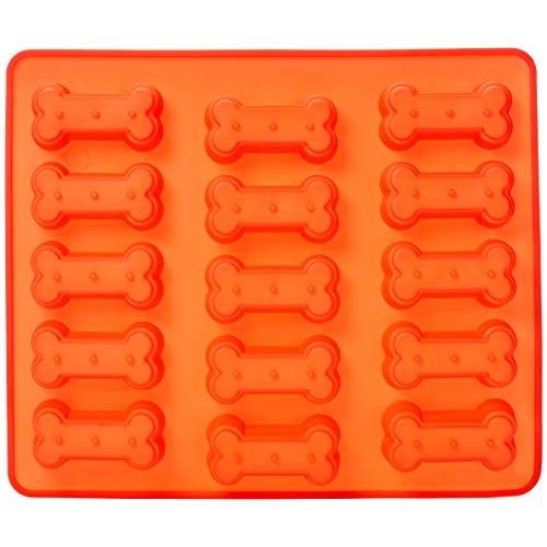 AmazonBasics - Molde de silicona con diseño de hueso para perro