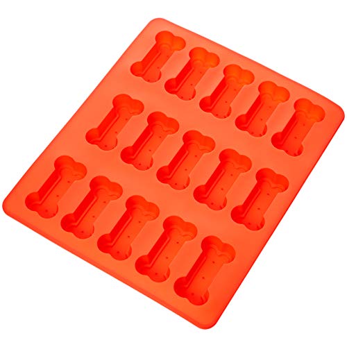 AmazonBasics - Molde de silicona con diseño de hueso para perro