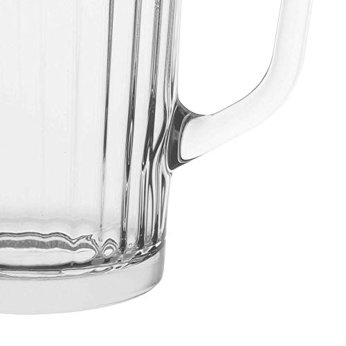 AmazonCommercial Fluted Style Glass Pitcher, 41.5 oz.