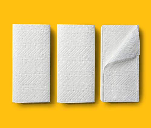 AmazonCommercial - Toalla de manos de uso profesional, dobladas en V, paquete de 15, 3150 hojas