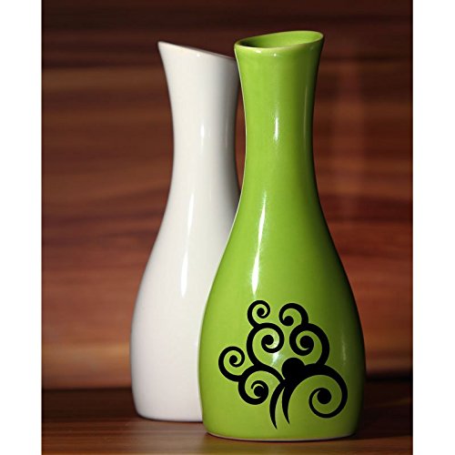 Ambiance-Live adhesivo decorativo para pared decoración en espiral, chocolate, 10 x 10 cm