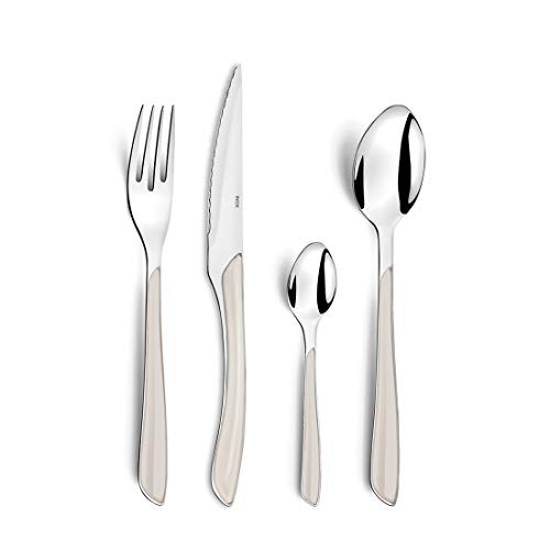 Amefa ECLAT Cuberterías combinadas, Acero Inoxidable, Blanco, 25 cm, 1200