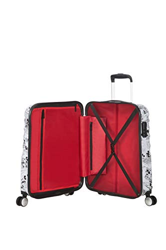 American Tourister Disney Wavebreaker - Maleta Infantil, Spinner S (55 cm - 36 L ), Multicolor (Minnie Comics White)