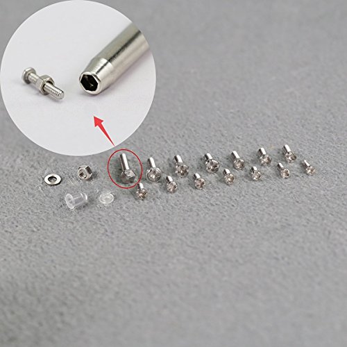 AMGOMH 1000 Piezas Tornillos Gafas, Kit de Herramientas de Reparación de Gafas + 1 Mini Destornillador + 1 Pinza para Relojes/Gafas/Lentes de Sol