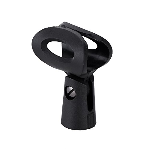 ammoon MS-12 Mini Plegable Escritorio Ajustable Micrófono Trípode del Soporte con MC4 Mic Clip Soporte Holder para la Reunión Conferencias Podcasts