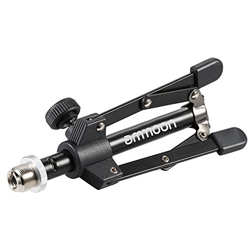 ammoon MS-12 Mini Plegable Escritorio Ajustable Micrófono Trípode del Soporte con MC4 Mic Clip Soporte Holder para la Reunión Conferencias Podcasts