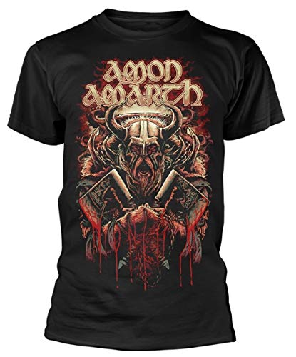 Amon Amarth 'Fight' (Black) T-Shirt (Medium)