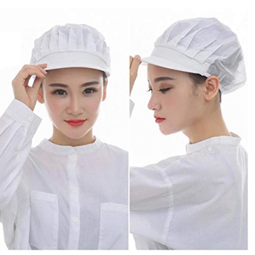 AMOYER Cap Trabajo Unisex Malla Taller Industrial De Protección De Trabajo De Cocina Sombreros