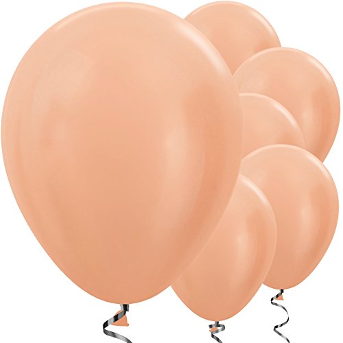 Amscan International 20000849 - Globo decorativo, color melocotón satinado, 30,5 cm
