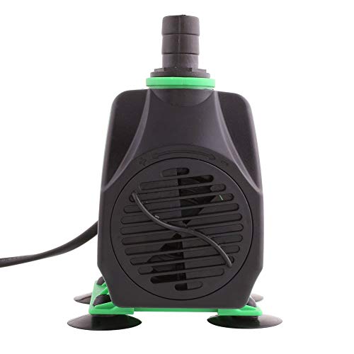 amzdeal Bomba de Agua Bomba Sumergible Bomba Circulacion, 55W 3000L / H MAX Altura de 3m Bomba de Fuente, Estanque, Acuario, Pecera para el Agua Dulce y Marino