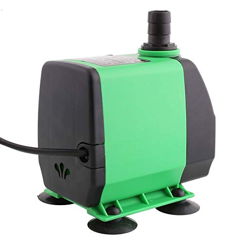 amzdeal Bomba de Agua Bomba Sumergible Bomba Circulacion, 55W 3000L / H MAX Altura de 3m Bomba de Fuente, Estanque, Acuario, Pecera para el Agua Dulce y Marino