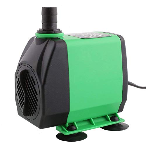 amzdeal Bomba de Agua Bomba Sumergible Bomba Circulacion, 55W 3000L / H MAX Altura de 3m Bomba de Fuente, Estanque, Acuario, Pecera para el Agua Dulce y Marino