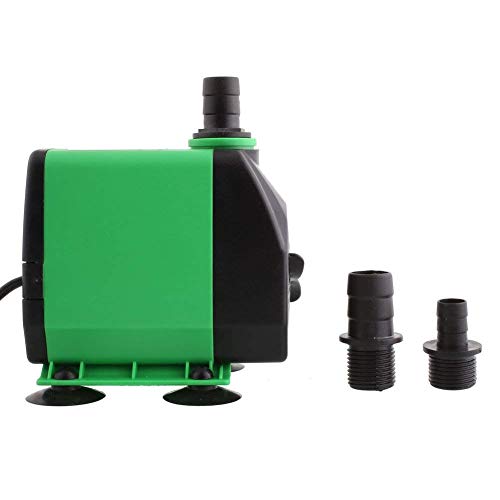 amzdeal Bomba de Agua Bomba Sumergible Bomba Circulacion, 55W 3000L / H MAX Altura de 3m Bomba de Fuente, Estanque, Acuario, Pecera para el Agua Dulce y Marino